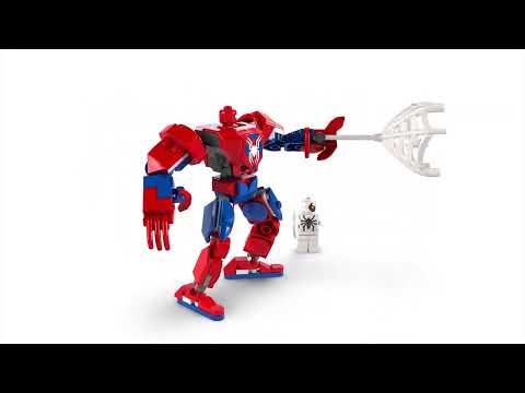 thumbnail video image 2 of Set LEGO Super Heroes Armadura Robótica de Spider-Man vs el Anti-Venom 76308, 2 of 5