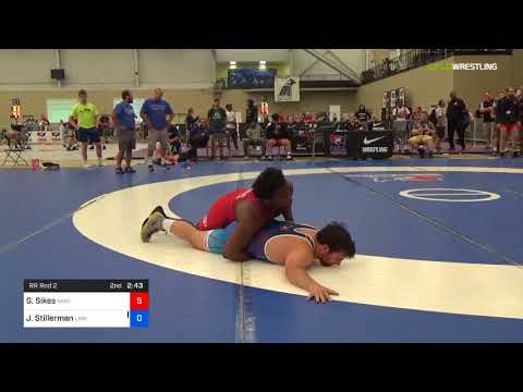 2018 UWW Cadet And U23 Nationals/U23 Greco-Roman 87 RR Rnd 2 - George Sikes (NMU-) Vs. Jimmy Still