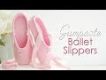 How To Make Gumpaste Fondant Ballet Slippers Cake Topper