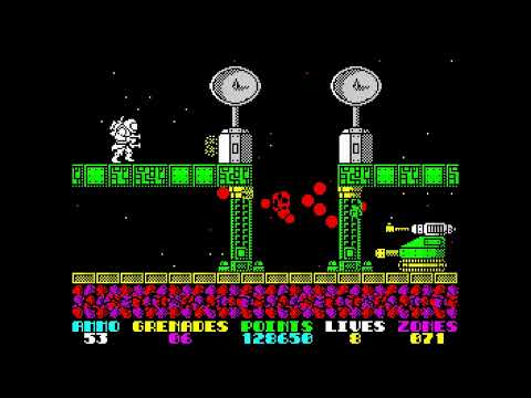 Exolon 128K Game Walkthrough for ZX Spectrum