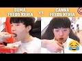 Gumayusi feeds Keria vs Canna feeds Keria | T1 Stream Moments