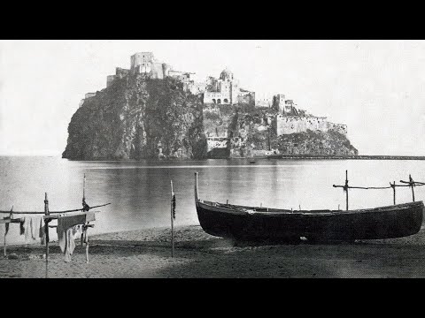 Aragonese Castle [Fortified Island / Castle ROCK] Bay of Naples, Ischia, Italy. RARE IMAGES + Hiero