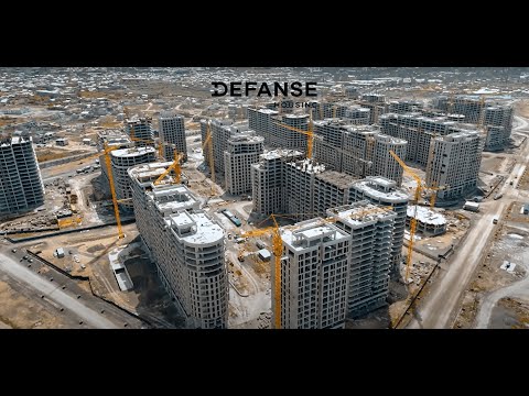 Defanse Housing continues to carry out the installation of doors and windows for the next group of apartment buildings, as well as facade cladding works
