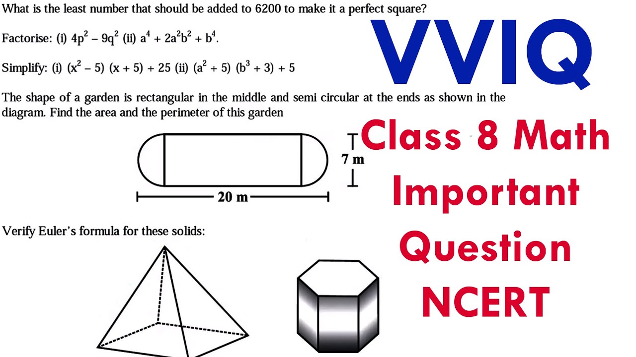 Class 8 Maths NCERT | Model Paper Board Exam Paper 2023