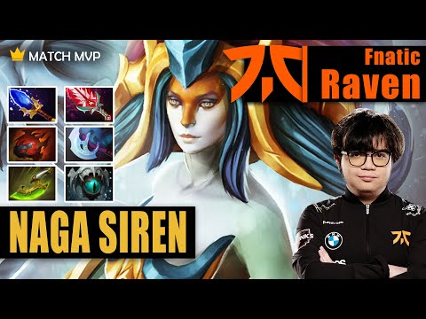 Naga Siren Safelane | Fnatic.Raven | 7.32B NAGA SIREN POWERFUL HARD CARRY | 7.32b Gameplay Highlight