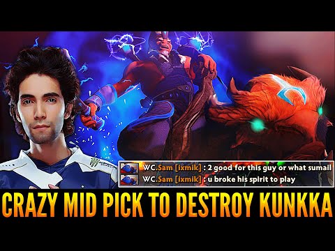 👉 SUMAIL Disruptor Mid - Not So Hard For Him To Destroy Kunkka On The Lane & Make Enemies To Give Up