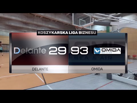 Delante vs Omida - 10 kolejka - I Liga Kraków - Koszykarska Liga Biznesu