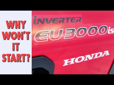 New Honda eu3000 Generator WON'T START? Check this out!!