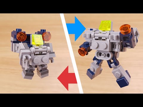 LEGO brick Kid to Giant robot transformer robot tutorial Giant Mini #LEGO #レゴ変形ロボ #レゴアイデア #레고변신로봇