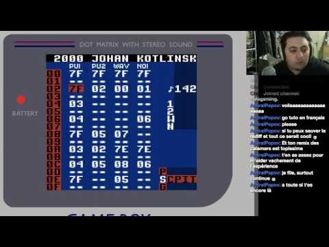 [Twitch] Compo LSDJ improvisée en live (Game Boy bloup blip inside)