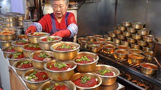 Amazing Braised Cutlassfish by 83-year-old Grandma! Hairtail Fish Stew Restaurant - Korean food