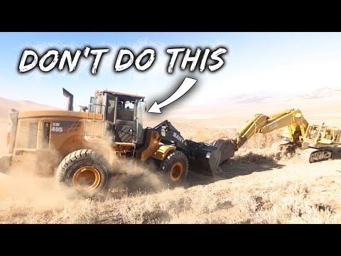 This Runaway Excavator Almost KILLED ME! - Don't Try This At Home