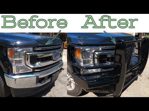 Ranch Hand Legend Series Bumper/Brush Guard. Removing the Factory Bumper and Installing the New