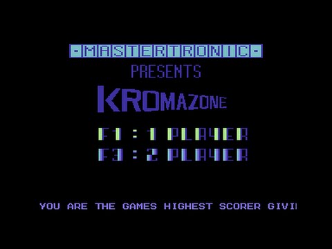 Kromazone Review for the Commodore 64 by John Gage