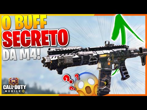 BUFF SECRETO NA M4: Ficou melhor que a AK47! COD Mobile