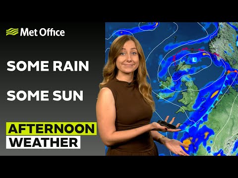 29/10/2025 - Showers for some - Afternoon Weather Forecast UK – Met Office Weather