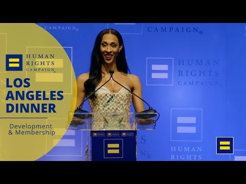 Michaela Jaé Rodriguez Receives the HRC Equality Award at the 2023 HRC Los Angeles Dinner