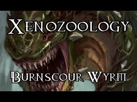 Xenozoology: Burnscour Wyrm - 40K Theories