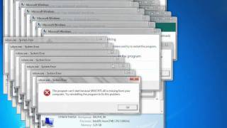 Marisa Corrupted The Precious System32 files in Windows 7 - Aero Glass
