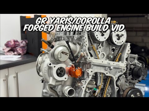 Time-Lapse: Toyota GR Yaris/Corolla G16E-GTS Forged Engine Build – 420BHP Artec Turbo Setup