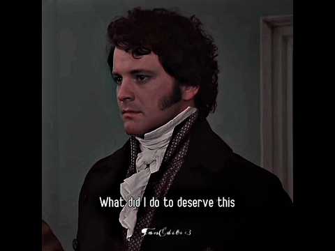 Mr Darcy being my favourite character for 1 minute straight || pride and prejudice crack edit
