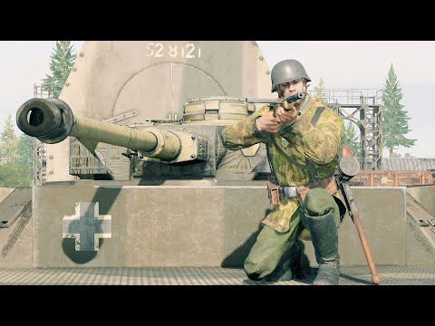 German Forces vs Soviet Forces - Battle of Berlin - Werbig Station [1440p 60FPS]