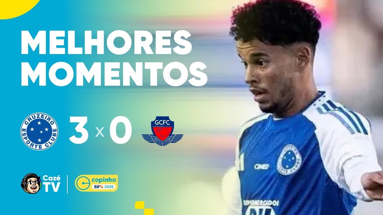 MELHORES MOMENTOS: CRUZEIRO 3 X 0 GUANABARA CITY | COPINHA 2026 | QUARTAS DE FINAL