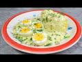 Jajka w sosie chrzanowym z ziemniakami  - Super przepis - Jak zrobić - Smakowite Dania
