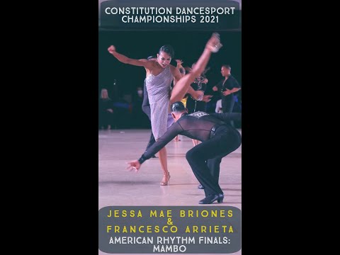 Jessa Mae Briones and Francesco Arrieta- Constitution Dancesport Championships 2021- Mambo