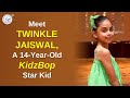 Meet Twinkle Jaiswal, a 14-year-old KidzBop Star Kid | Child Prodigy | GCP Awards 2020