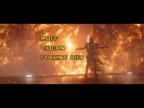 Moff Gideon Gets Incinerated | Moff Gideon's Death Scene