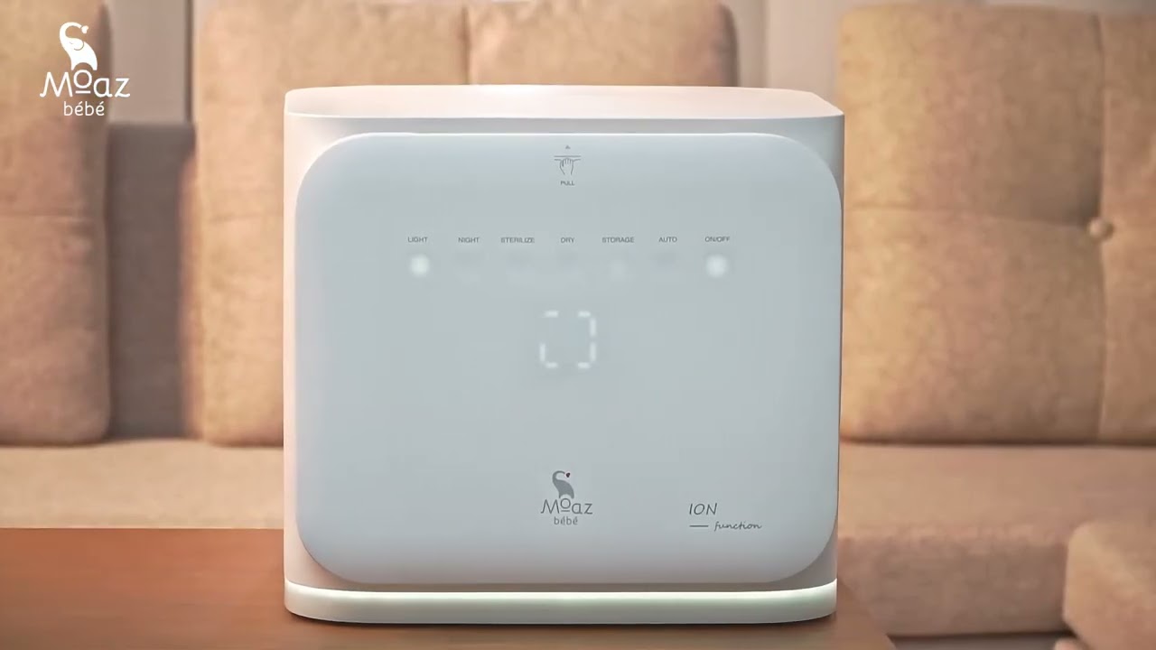 Máy tiệt trùng sấy khô bình sữa bằng tia UVC-ION Moaz BéBé MB-089