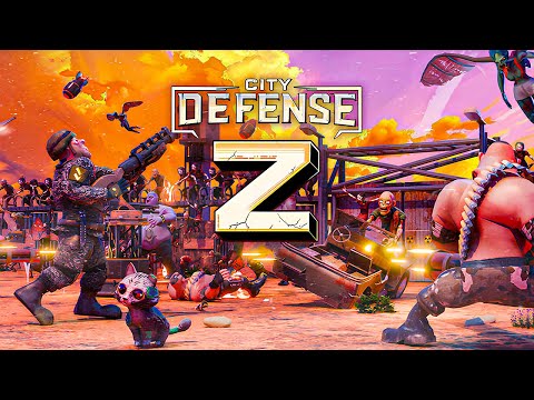 Countless zombies vs. base building! | City Defense Z German