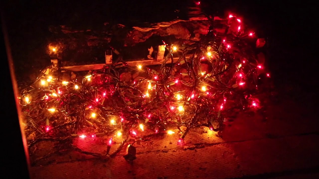 "Light up" a Fireplace with Chasing Lights Christmas Lights Christmas
