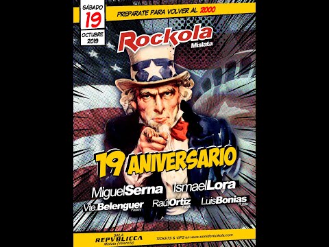 ROCKOLA MISLATA CD Promo 19 Aniversario (19-10-2019) Ismael Lora