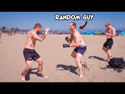 Fighting strangers to see if jiu jitsu works