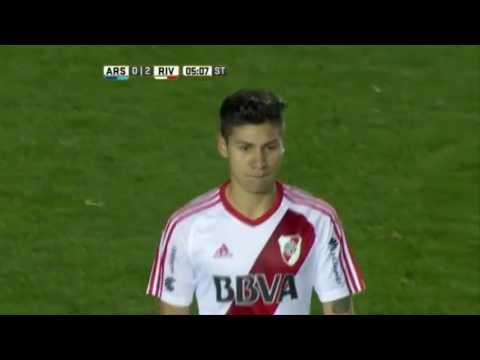 Resumen completo - Arsenal 2 - 2 River - Primera División 2016/17 - Fecha 8