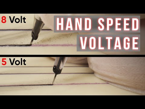 Tattoo Hand Speed And Machine Voltage Tutorial - How to Tattoo
