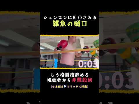 シェンロンにKOされる樋口武大 #ブレイキングダウン #breakingdown