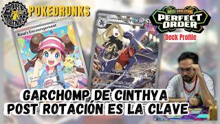 Pokemon TCG Perfect Order Cynthias Garchomp Ex Deck Profile | Cómo jugarlo Post Rotación
