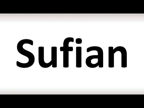 How to Pronounce Sufian (correctly!)