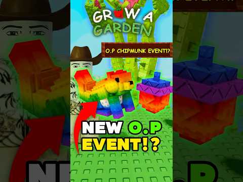 😱*HURRY* NEW CRAZY CHUBBY CHIPMUNK EVENT?! (O.P REWARDS) | Grow A Garden Jandel UPDATE #growagarden