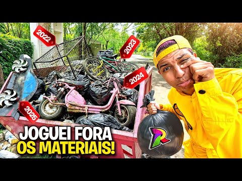 JOGAMOS FORA OS MATERIAIS DE GRAVAÇÃO DOS ROSA *2023 a 2025 