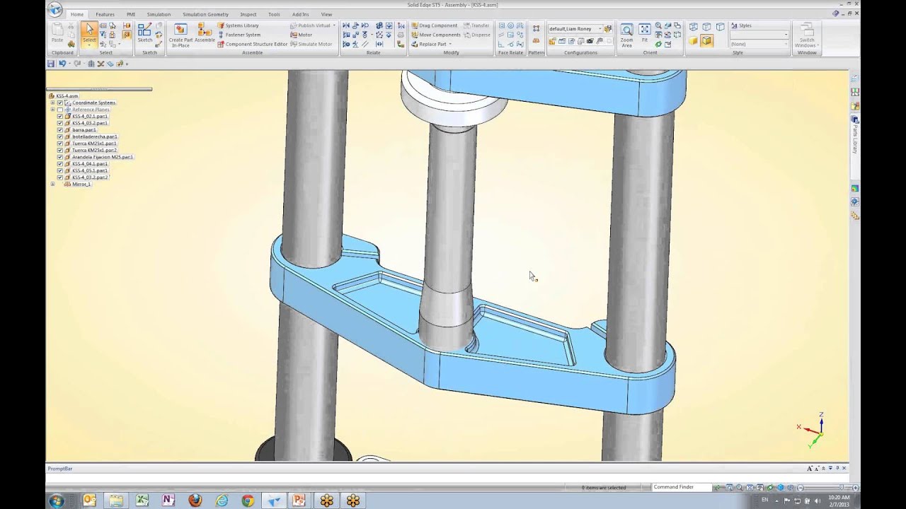 Solid Edge 3D CAD Web Training - Synchronous and Ordered Modelling