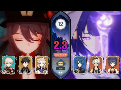 Spiral Abyss 2.3 Floor 12 with Hu Tao and Raiden (9 Star)