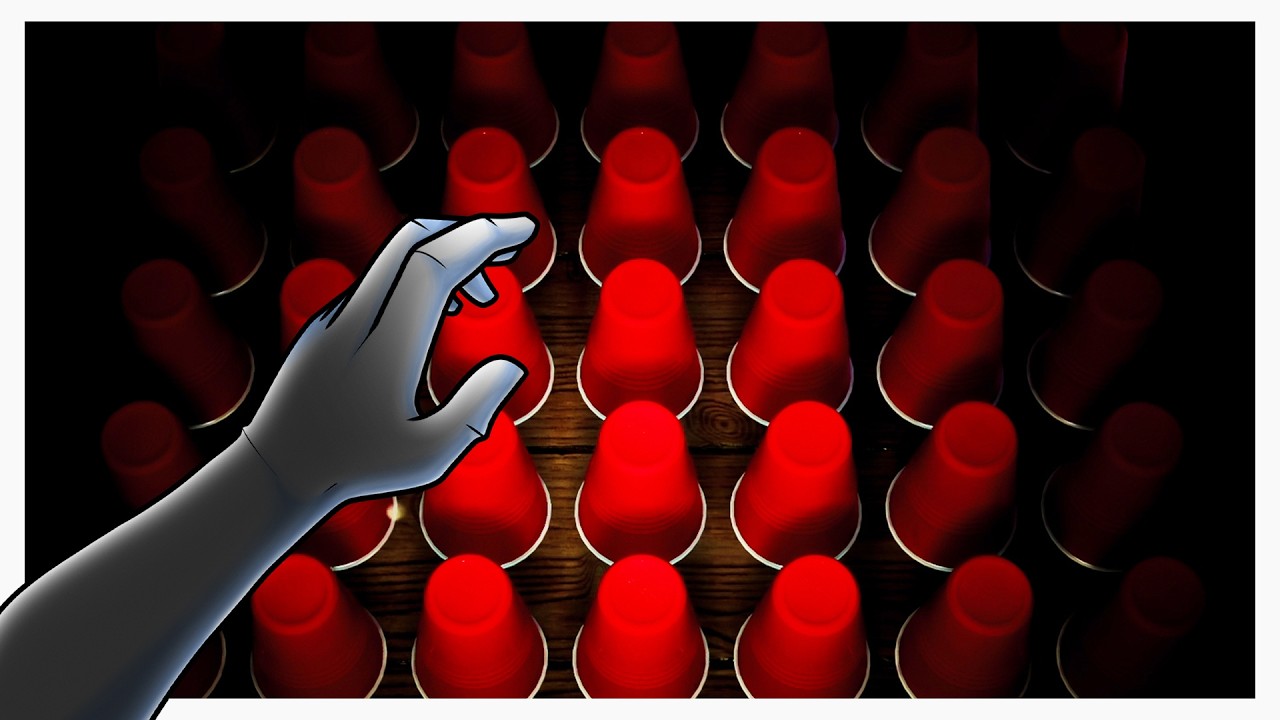 One of These Cups Has a Spider Under it...