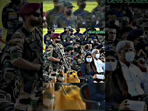 ▶The Dangerous man spotted at rally   | PARA SF is the attitude eater #Army  #shorts #video   🇮🇳❤🙏