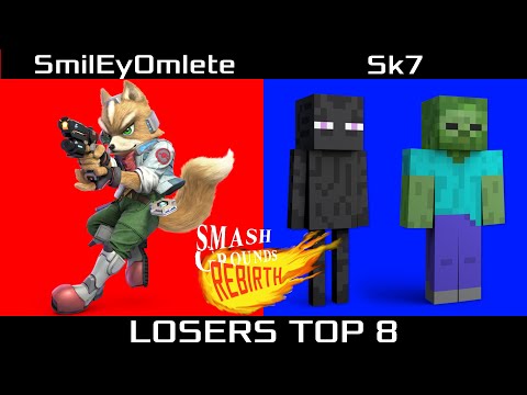 Smash Grounds Rebirth 10 Losers Top 8 - SmilEyOmlete vs. Sk7