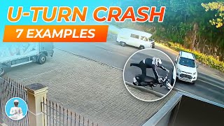 U-Turn Motorcycle Crashes: 7 Examples of the Deadliest Type