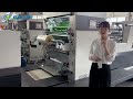 NFM E1080 Automatic Water Based Glue Laminating Machine Explanation Video For India Customer